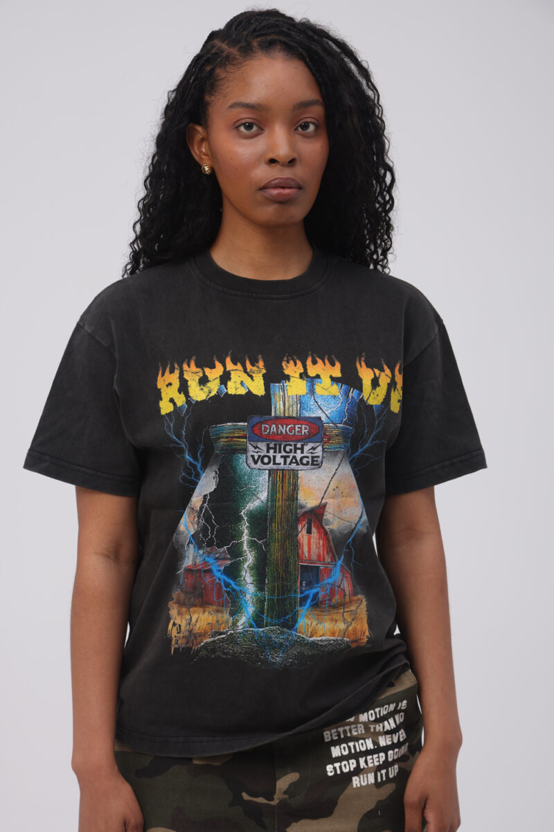 RUNITUP HIGH VOLTAGE TEE SHIRT